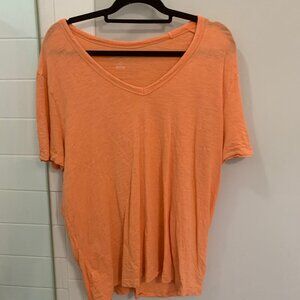 Universal Thread Orange Vneck Tshirt Sz 2xl
